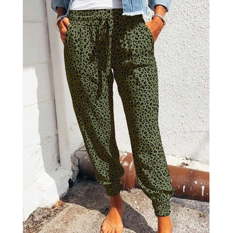Chic and Stylish Trendy Animal Print Women's Jogging Pants