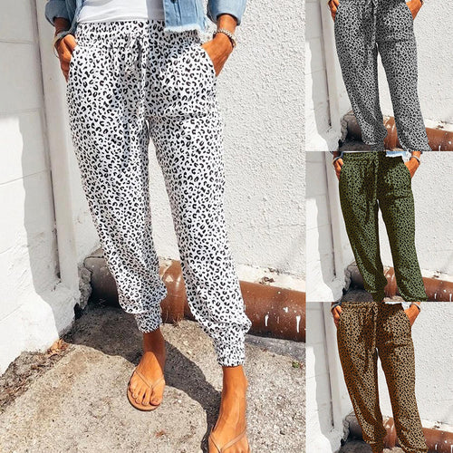 Chic and Stylish Trendy Animal Print Women's Jogging Pants