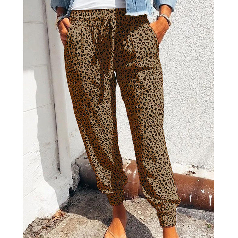 Chic and Stylish Trendy Animal Print Women's Jogging Pants