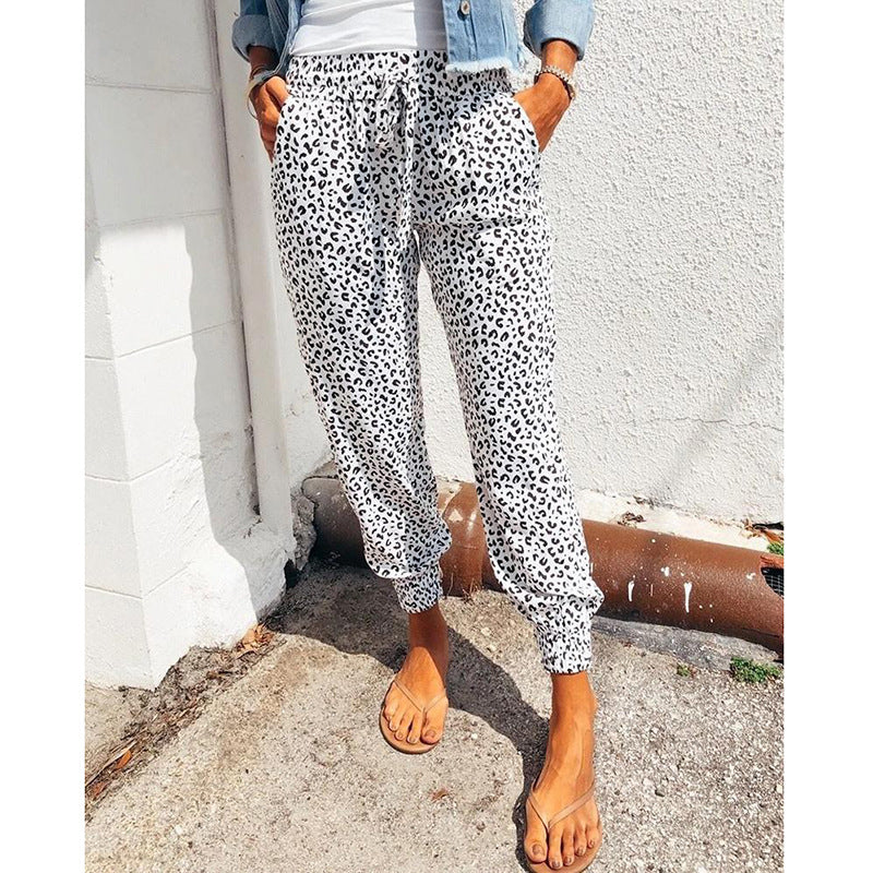Chic and Stylish Trendy Animal Print Women's Jogging Pants