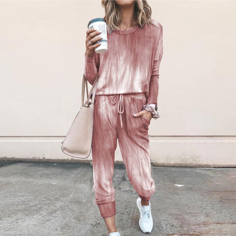 Women's jogging set with star print and elastic waistband Lune London