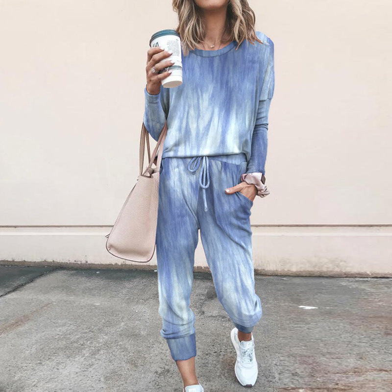 Women's jogging set with star print and elastic waistband Lune London