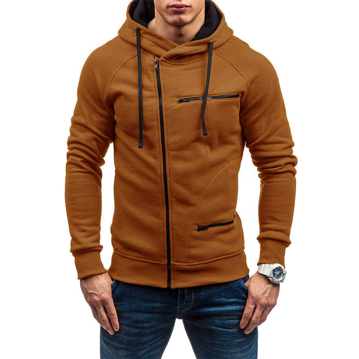 Men's sporty hoodie with contrasting zips Lune London