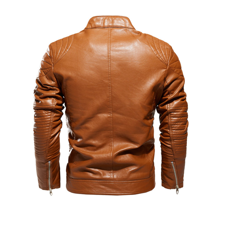 Veste de moto pour hommes en cuir de haute qualité Chic und Stil