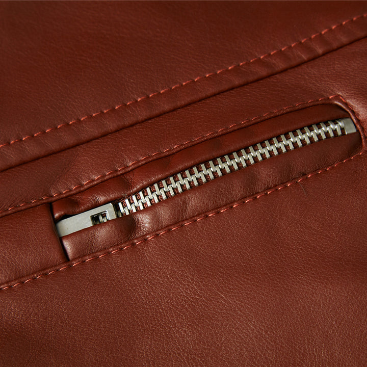 Casual biker jacket for men in high-quality leather Lune London