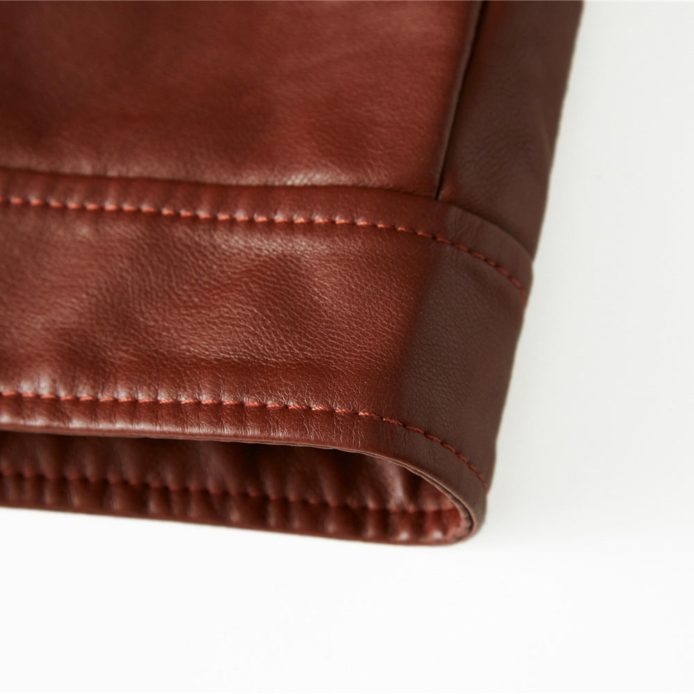 Casual biker jacket for men in high-quality leather Lune London