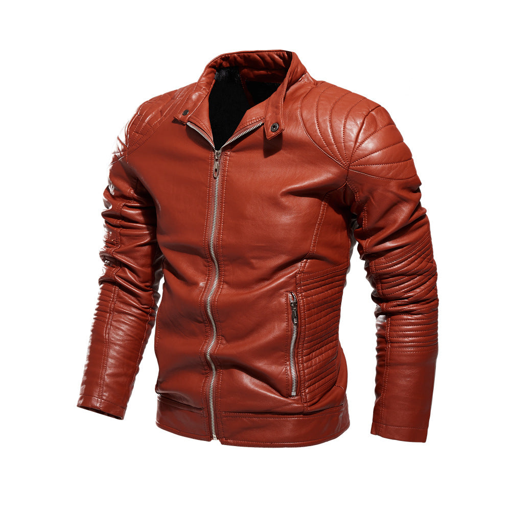 Veste de moto pour hommes en cuir de haute qualité Chic und Stil