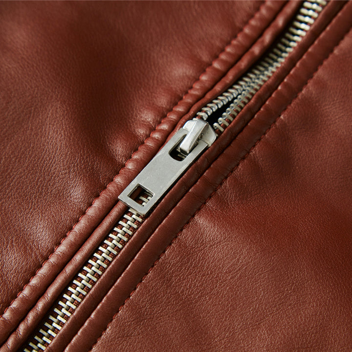 Casual biker jacket for men in high-quality leather Lune London