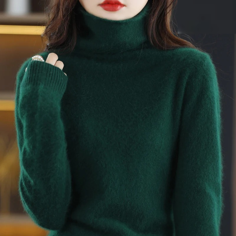 Lune London | Cashmere Pullover Women Soft Turtleneck Sweater Warm & Luxurious Design