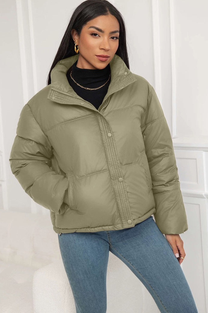 Lune London | Stand-collar puffer coat