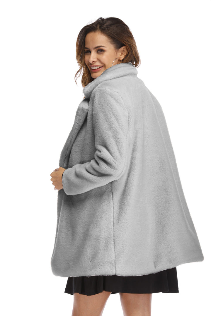 Ladies Luxurious Oversized Plush Jacket Lune London