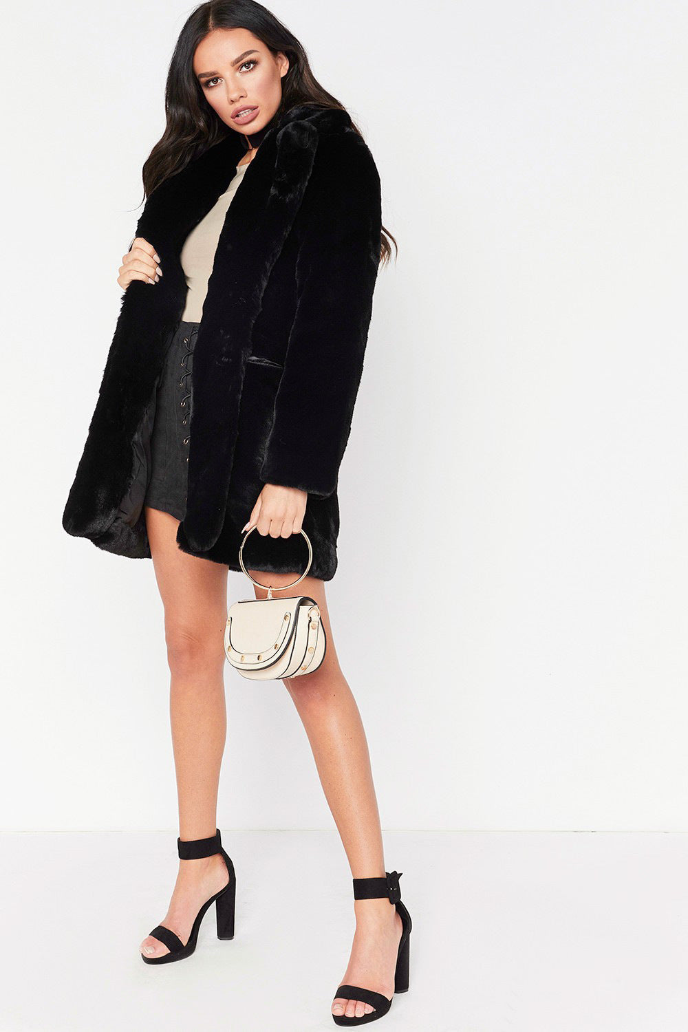 Ladies Luxurious Oversized Plush Jacket Lune London