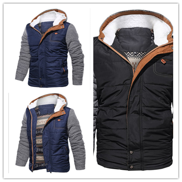 Comfortable and insulated transition jacket for men with high collar Lune London