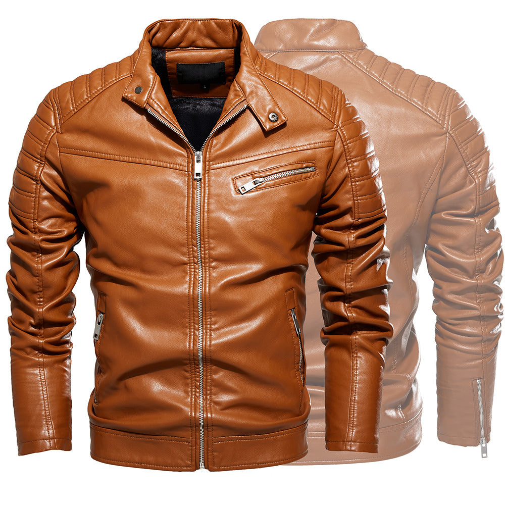 Casual biker jacket for men in high-quality leather Lune London