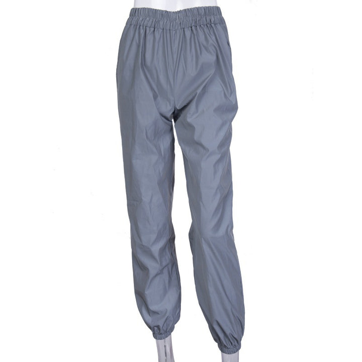 Pantalons décontractés pour femmes avec poches latérales et taille élastique Lune London
