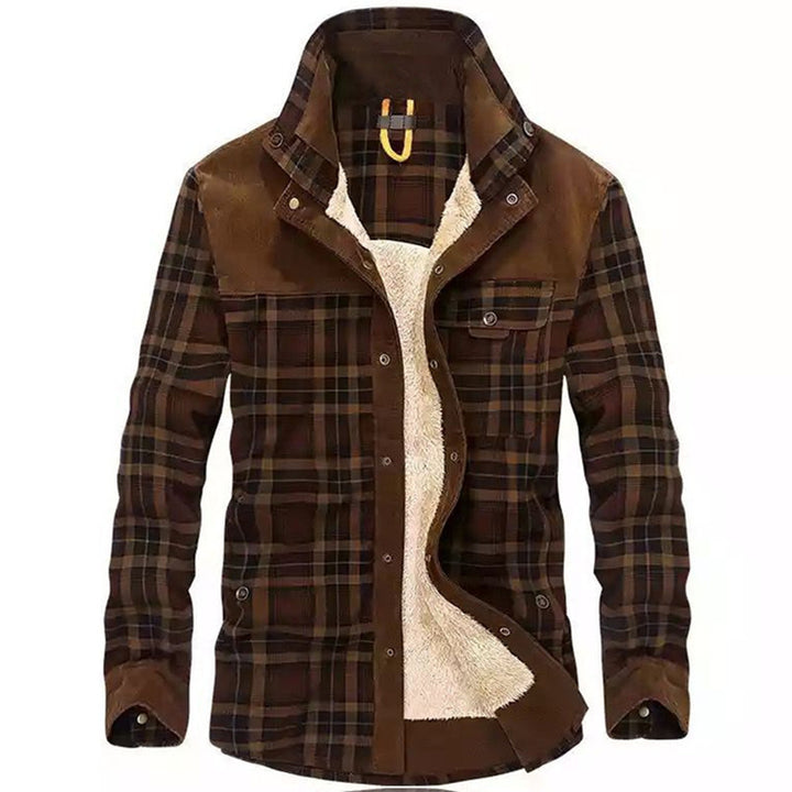 Flannel jacket for men with soft lining Lune London