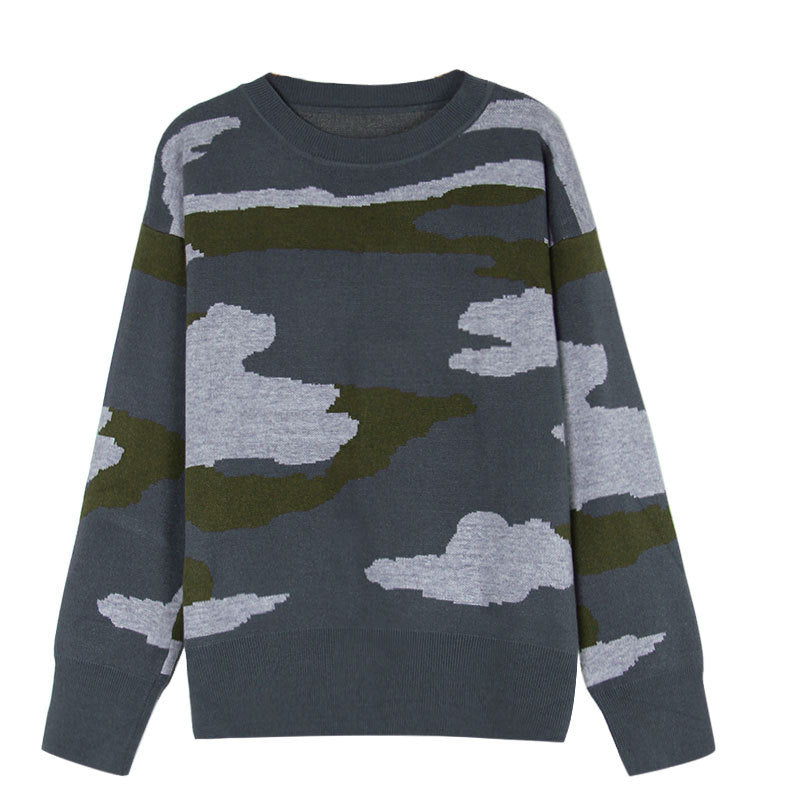 Pull camouflage stylé pour femmes Chic & Stil