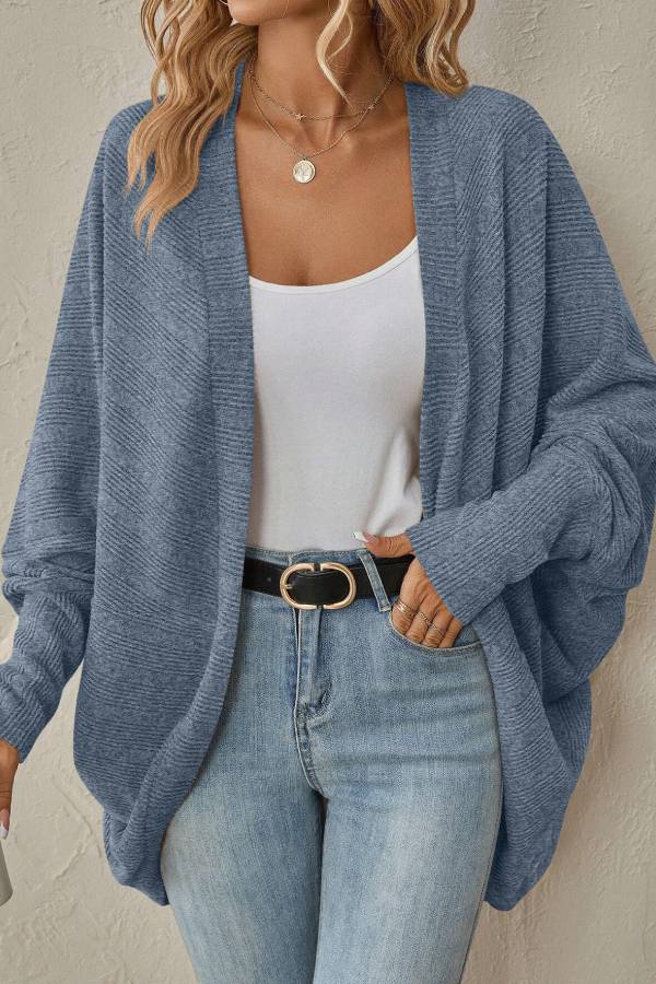 Lune London | Bat Sleeve Cardigan Loose Knit Jacket