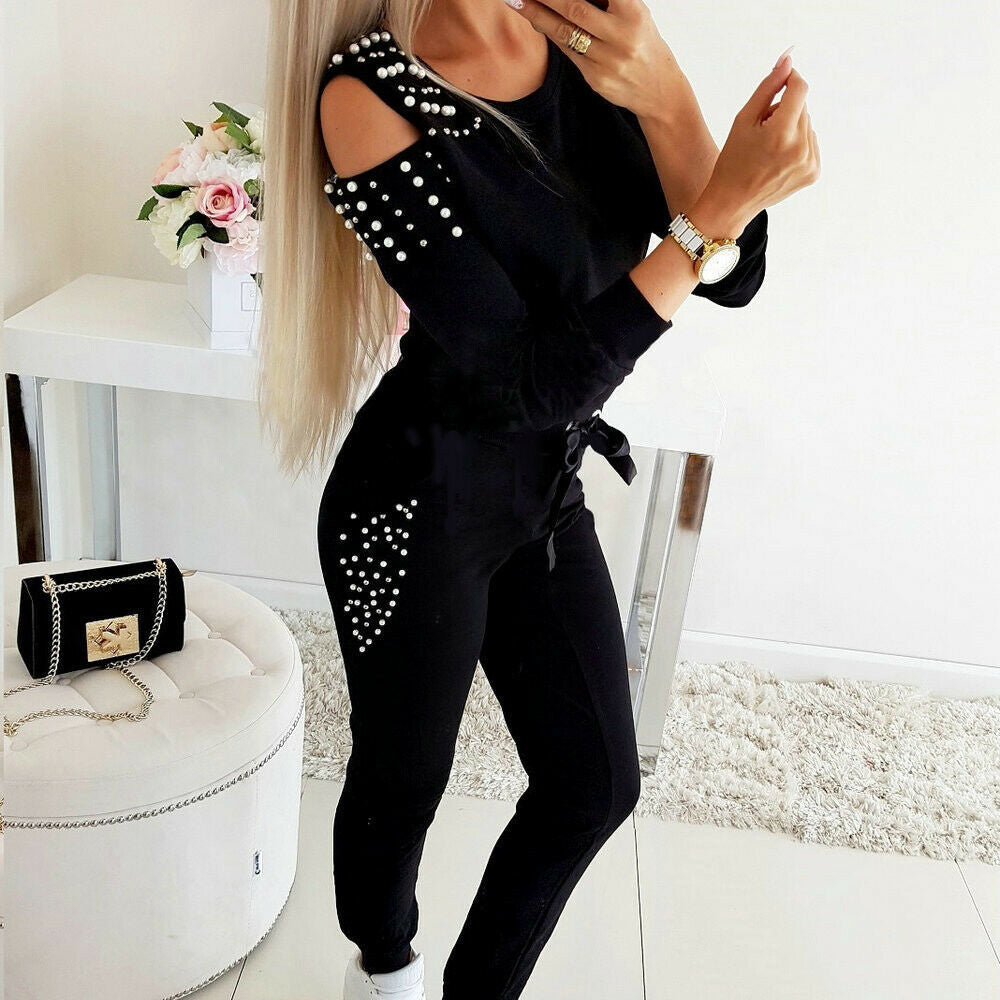 Ladies Casual Jumpsuit with Refined Details Lune London