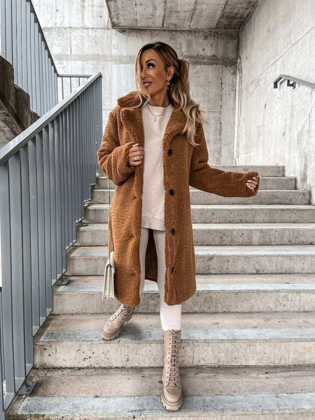 Lune London | Elegant Plush Trench Coat