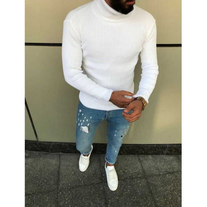 Lune London | Men's High-Quality Knit Turtleneck Sweater