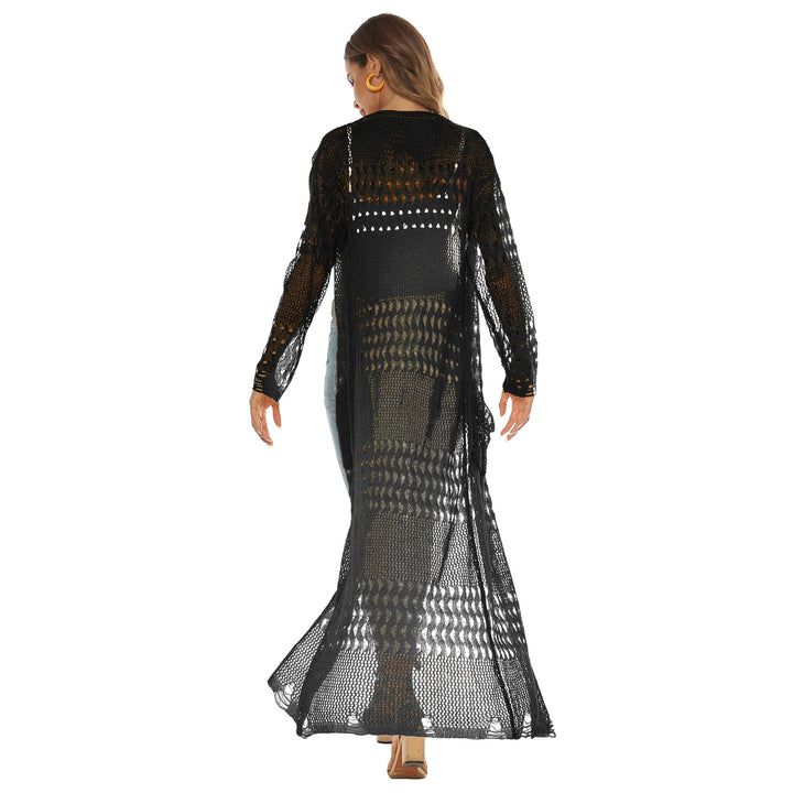 Women Lightweight Long Knit Duster Cardigan Lune London