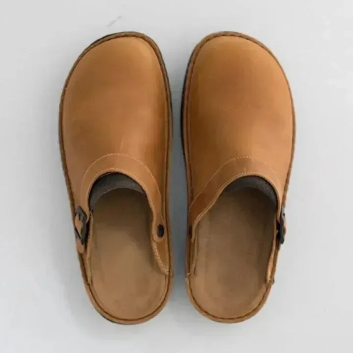 Lune London | Orthopedic Leather Slippers for Women