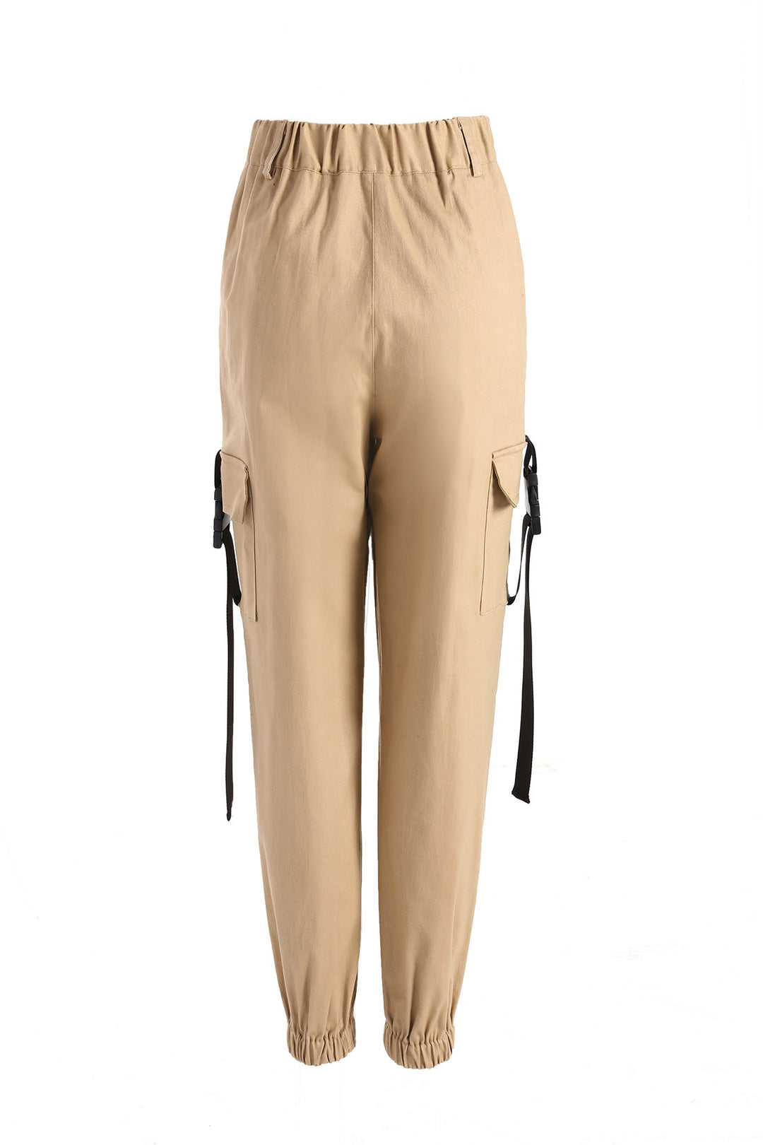 Women’s cargo pants with elastic waist and practical side pockets Lune London
