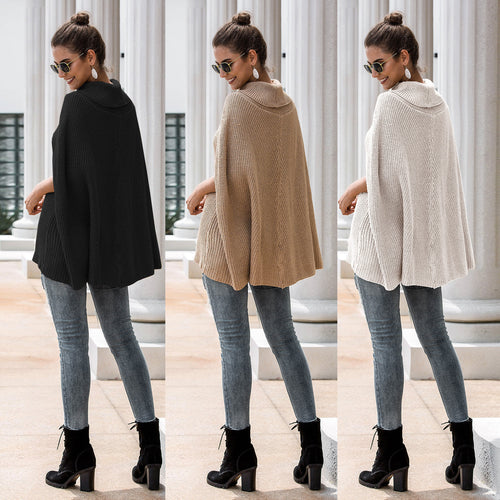 Sweater cape for women with a structured design and a loose fit Lune London
