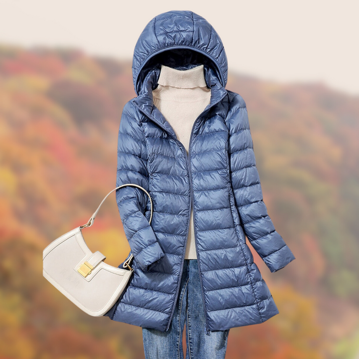 Lune London | Down Jacket Ultralight Transition Jacket for Women with Hood