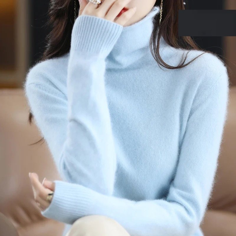 Lune London | Cashmere Pullover Women Soft Turtleneck Sweater Warm & Luxurious Design