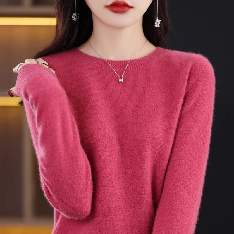 Lune London | Women's Sweater - Cashmere Round Neck Soft Luxury Warm Sweater