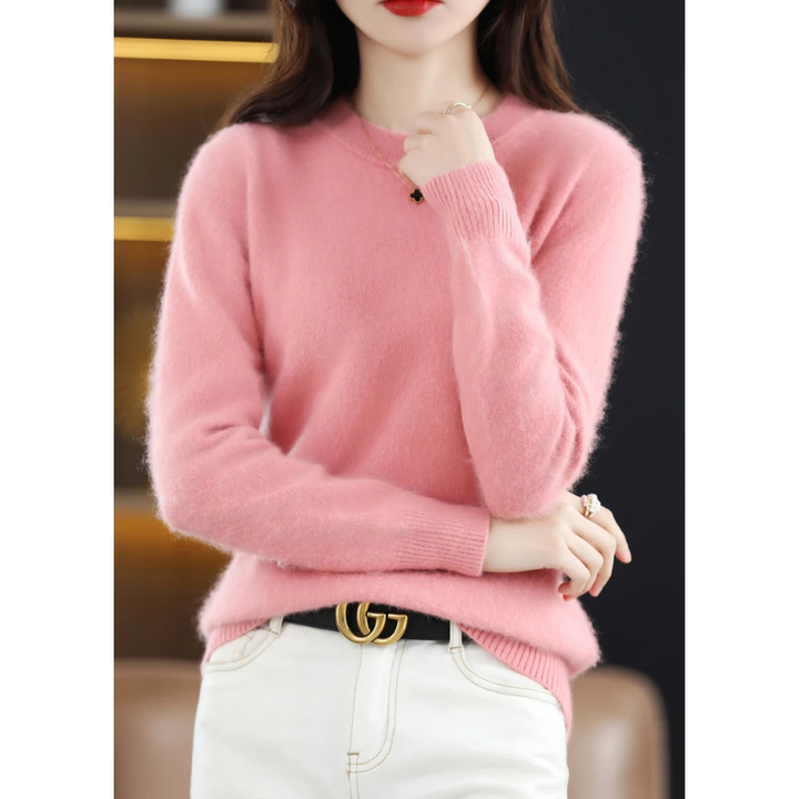 Chic Und Stil | Cashmere Pullover Women Luxurious Round Neck Soft & Fashionable