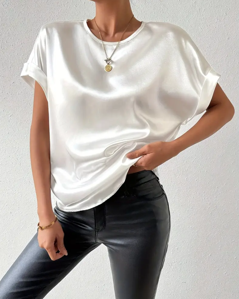 Lune London | T-Shirt Round Neck Satin Smooth