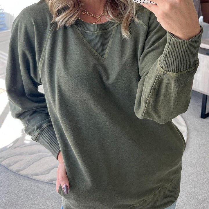 Lune London | Ribbed sweater with pockets
