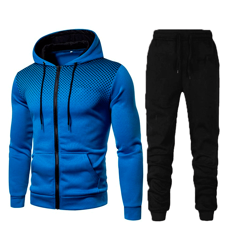 Men's hoodie and jogging pants set with breathable inserts Lune London