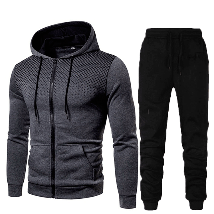 Men's hoodie and jogging pants set with breathable inserts Lune London