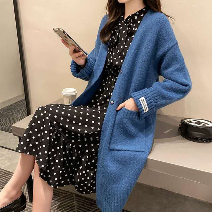 Cardigan surdimensionné pour femmes avec poches Chic & Stil