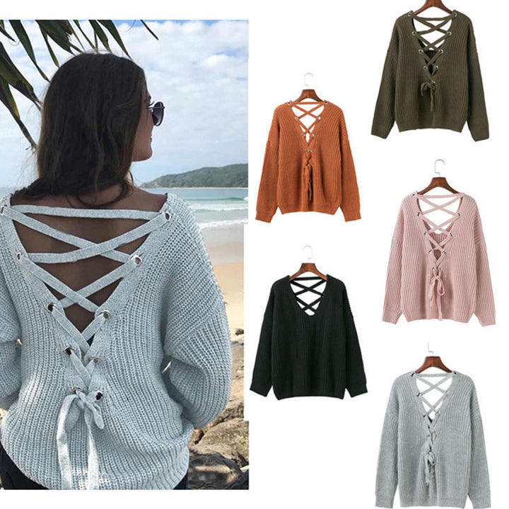 Knitted sleeveless sweater for women with a special lace design Lune London