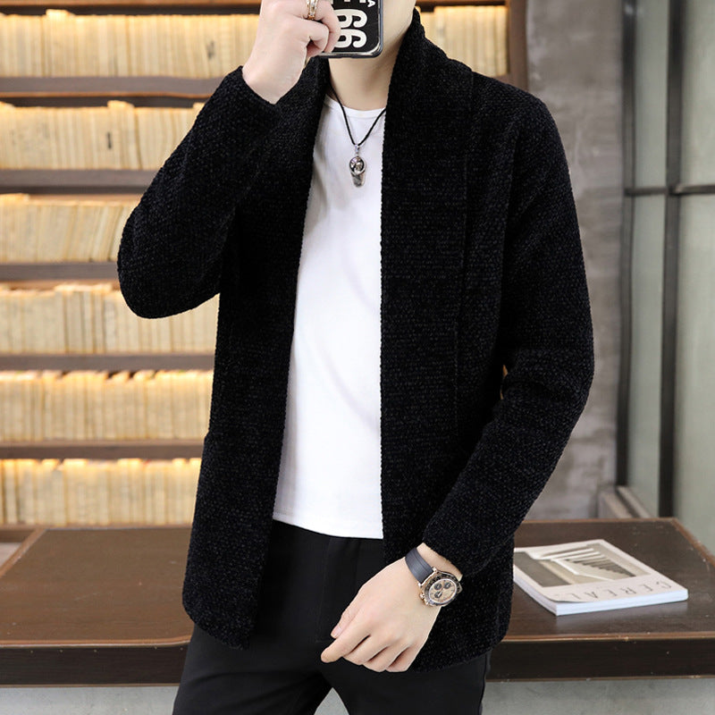 Fashionable knit jacket for men with a sleek cut and soft material Lune London