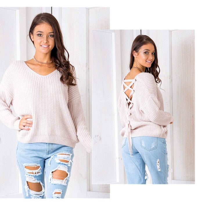 Knitted sleeveless sweater for women with a special lace design Lune London