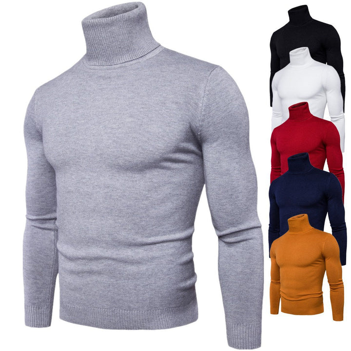 Men's Turtleneck Sweater Made Of Soft Merino Wool with An Elegant Structure Lune London