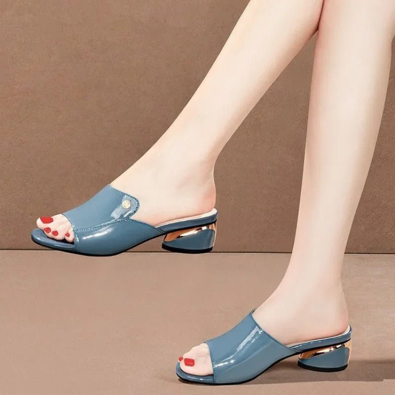 Lune London | Elegant Slides with Glossy Finish