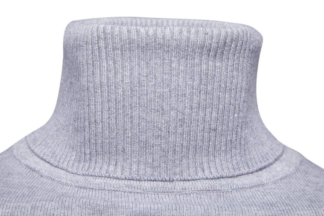 Men's Turtleneck Sweater Made Of Soft Merino Wool with An Elegant Structure Lune London