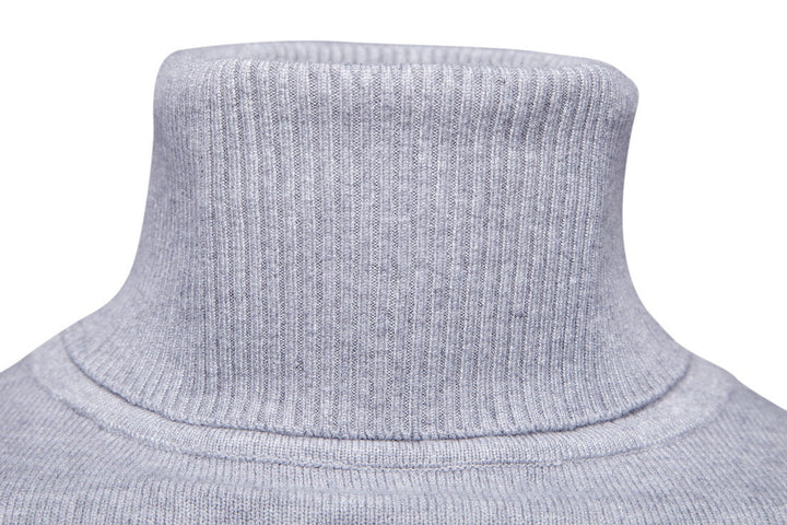 Men's Turtleneck Sweater Made Of Soft Merino Wool with An Elegant Structure Lune London