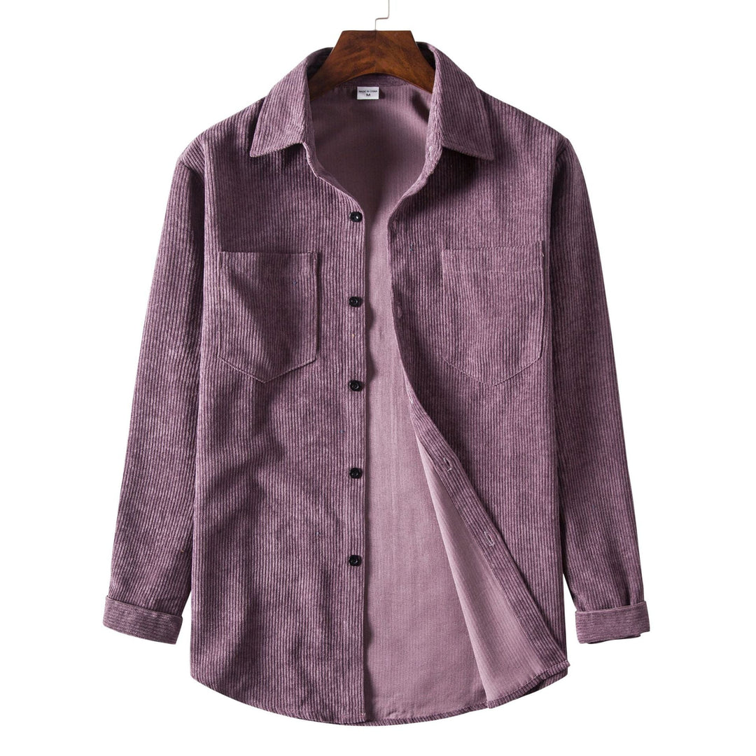 Lune London | Men's cord shirt with practical chest pockets and comfortable fit