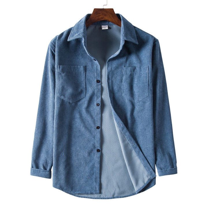 Lune London | Men's cord shirt with practical chest pockets and comfortable fit