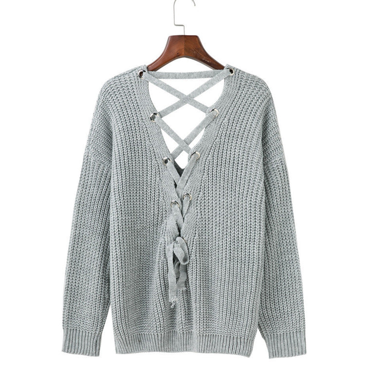 Knitted sleeveless sweater for women with a special lace design Lune London