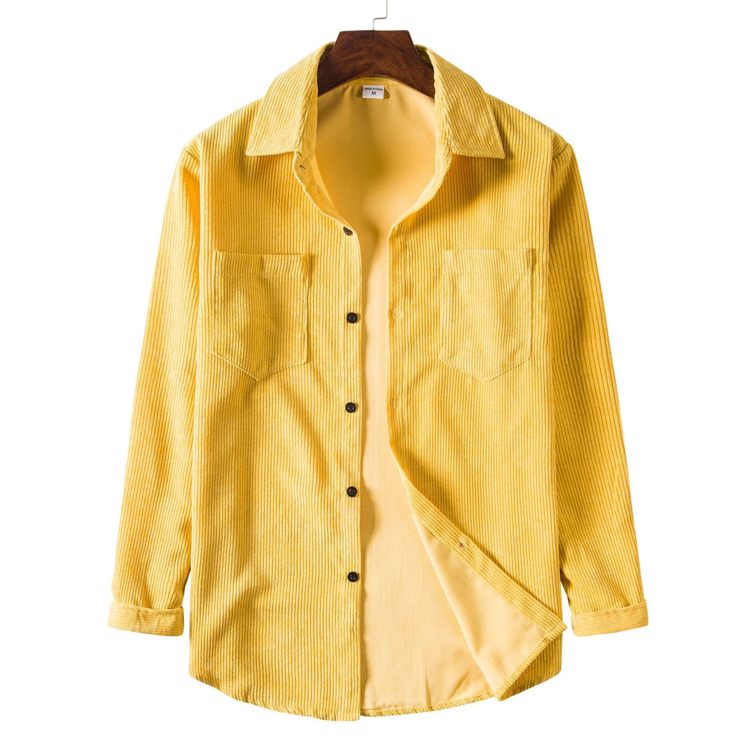 Lune London | Men's cord shirt with practical chest pockets and comfortable fit