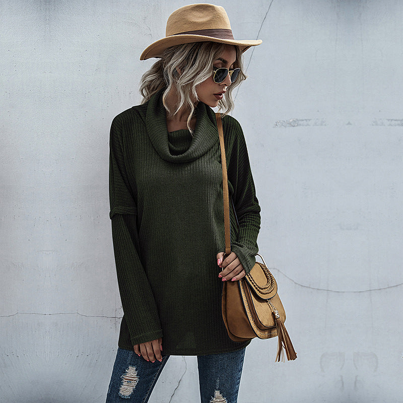 Women casual top with large collar Lune London